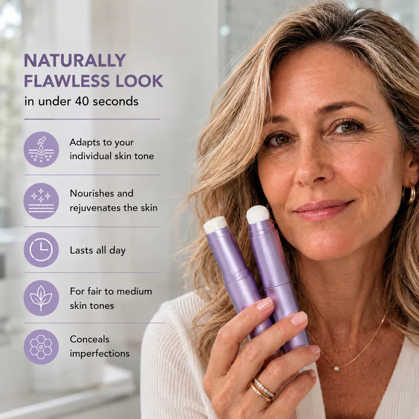 Color Changing Foundation Stick – The stick that makes mature skin glow again