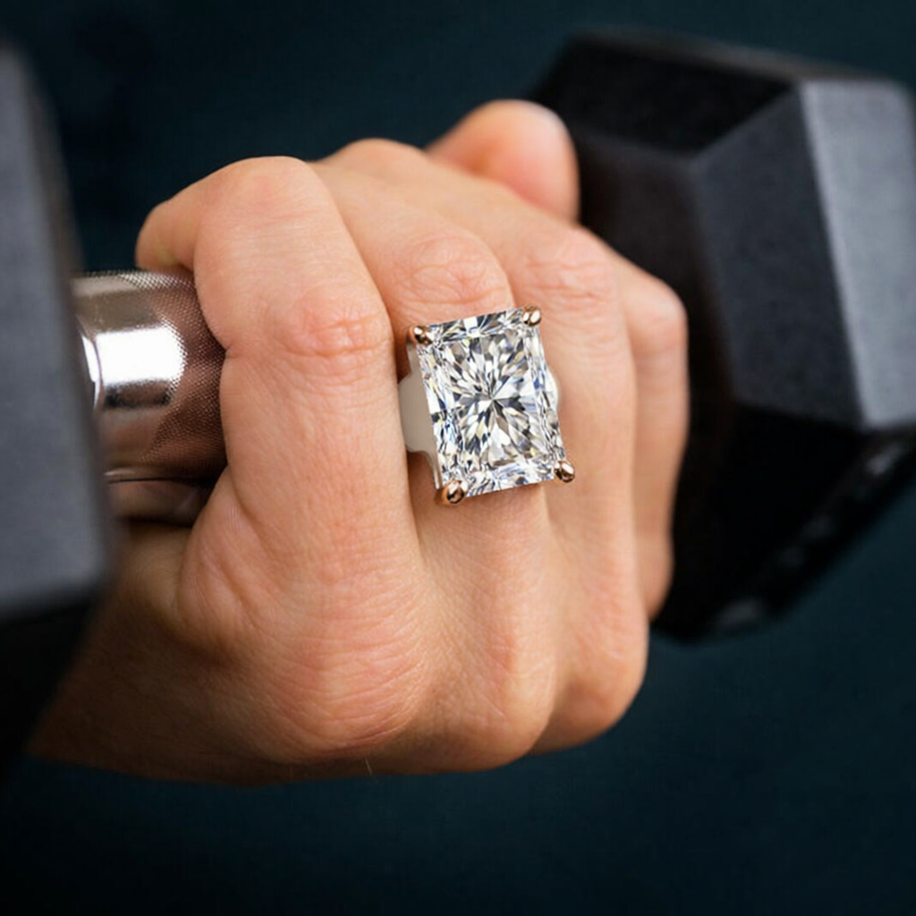 🔥Buy 1 Get 1 Free🔥LOVILDS Silicone Ring – Emerald Cut CZ | Patent-Pending Design